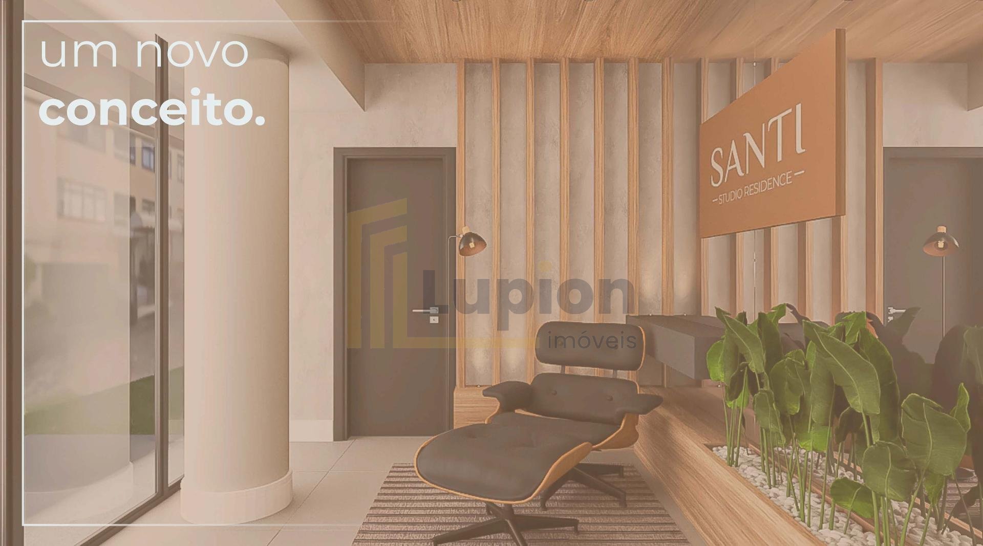 Studio Amplo com Sacada no SANTI Mercês 44,44 m  | Unidade 601...